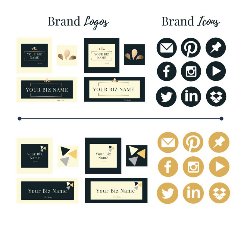 DIY Your Biz Brand Identity Brand Logos Icons_web